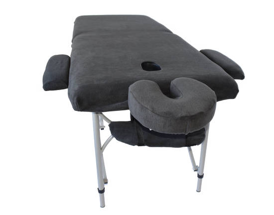 Massage Table with Covers Charcoal-121